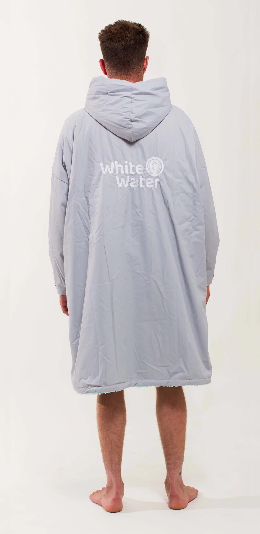 White Water Pro -  grau- Lammwolle Synthetik -Innenfutter hellblau